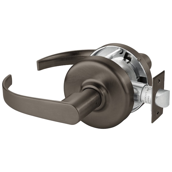 Grade 2 Passage or Closet Cylindrical Lock, Princeton Lever, Oil Rubbed Bronze Finish, Non-handed